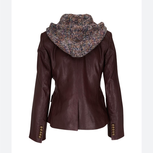 $298 Veronica Beard Sanra Alpaca Wool Blend Hoodie knit Dickey Jacket insert - Picture 1 of 16